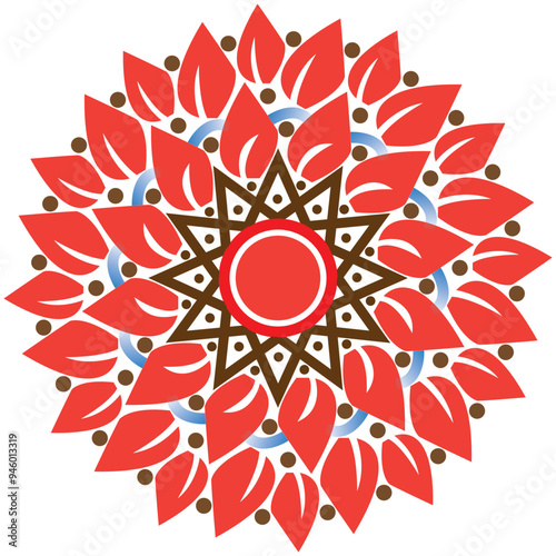 
Seamless vector mandala pattern design for background Ornament beautiful card with mandala Mandala. Round Ornament Pattern Luxury pattern frame islamic design greeting card for ramadan. flower patter