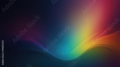 Abstract Blurred Color Gradient Background with Subtle Purple and Green Hues