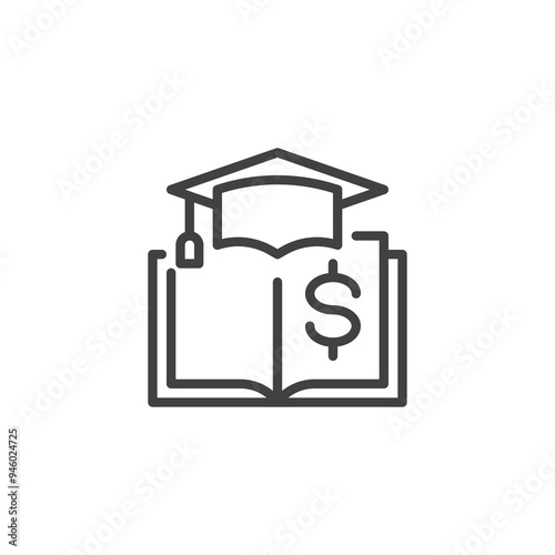 Financial Literacy line icon
