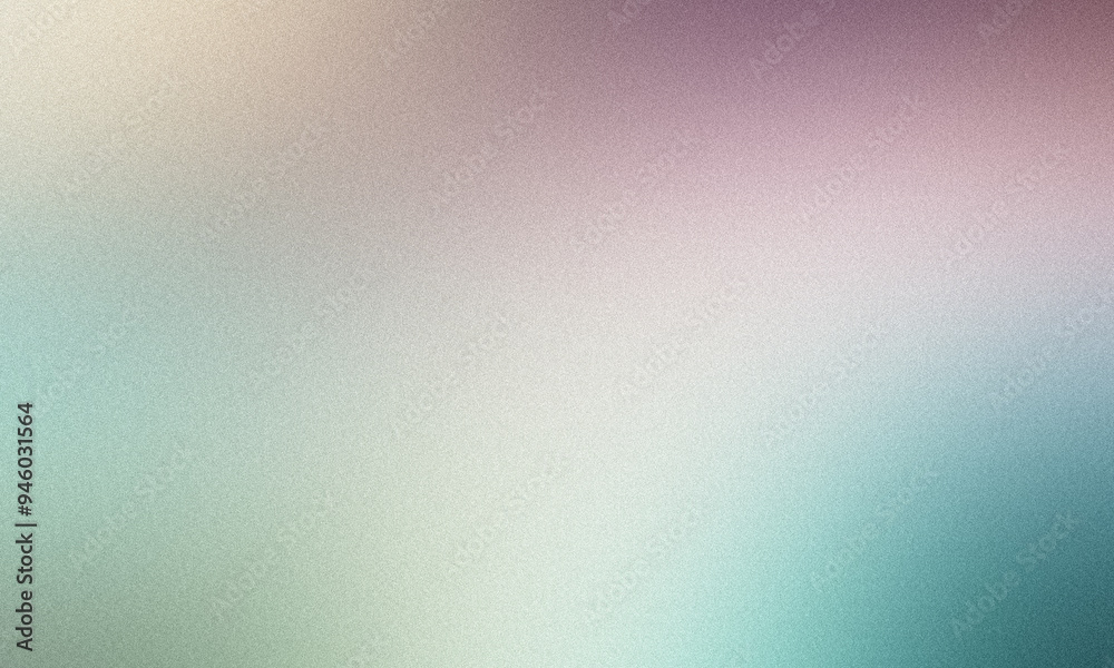 Obraz premium Gradient fading from green to purple on abstract grainy texture background