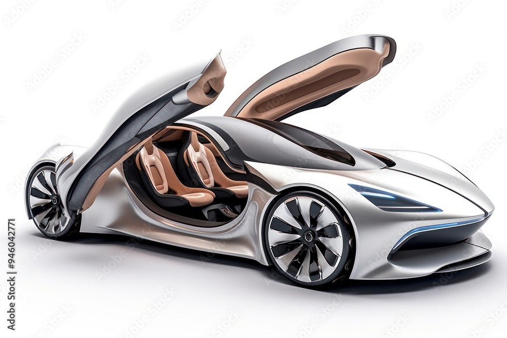 Hi-tech Future Car car vehicle wheel. Hi-tech Future Car car vehicle wheel.