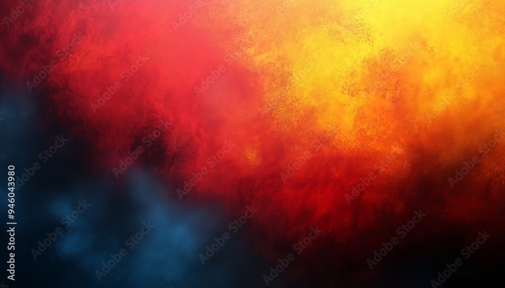 Abstract Painting with Red, Yellow and Blue Abstract Painting with Red, Yellow and Blue