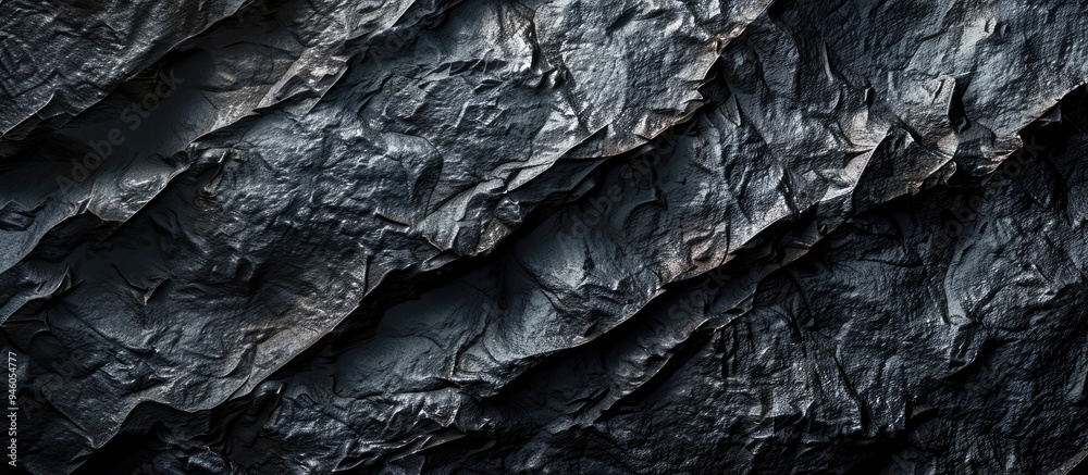 Grainy abstract texture against a black background Design component. Copy space image. Place for adding text and design