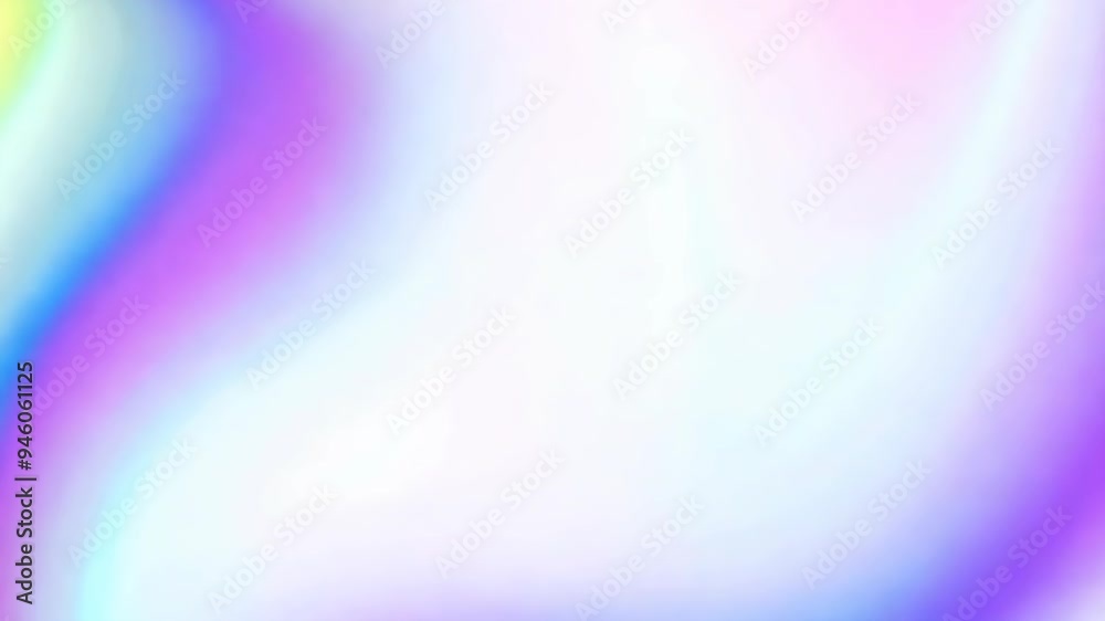 Pastel Dream: Soft Rainbow Holographic Gradient Abstract Background Loop Pastel Dream: Soft Rainbow Holographic Gradient Abstract Background Loop