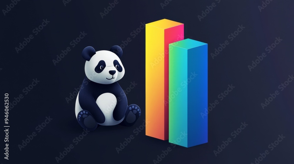 Pandas are symbols of data analysis and manipulation using Python's ...
