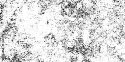 Wallpaper Mural Distressed black texture. Dark grainy texture on white background,Texture of chips, cracks, scratches, scuffs, dust, dirt. Dark monochrome surface.White and black messy wall stucco texture background. Torontodigital.ca