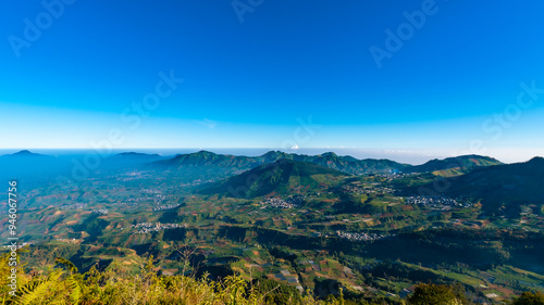 panorama of the mountains