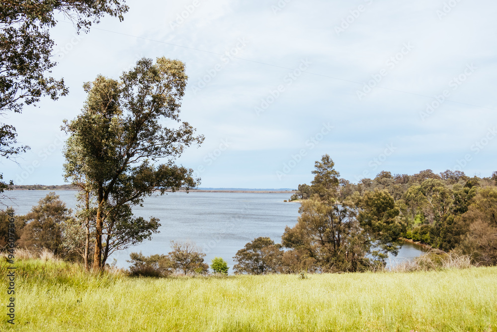 Fototapeta premium View Over Sugarloaf Reservoir in Australia