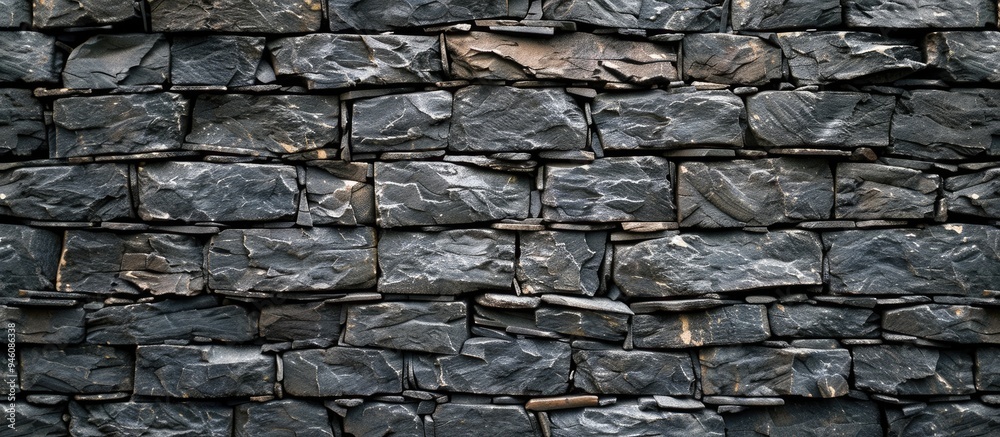 Gray backdrop The building s stone wall. Copy space image. Place for adding text and design