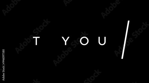 we want you join us now animation video text on plain black background