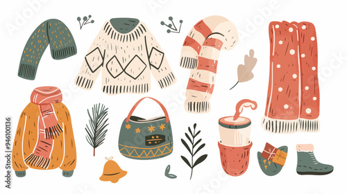 Cozy Hygge Winter Fashion Essentials and Style Elements - Cute and Stylish Clothing Items