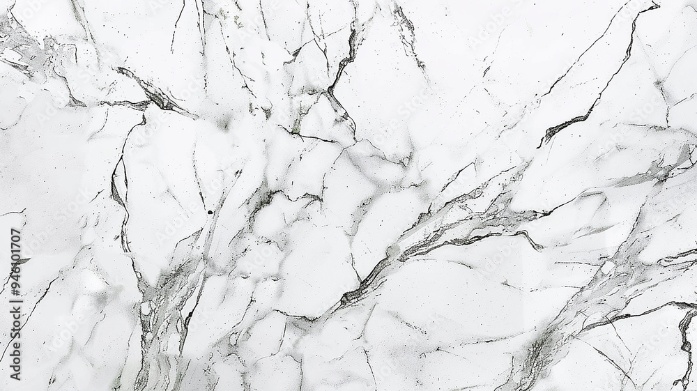 Naklejka premium White marble texture background with grainy pattern
