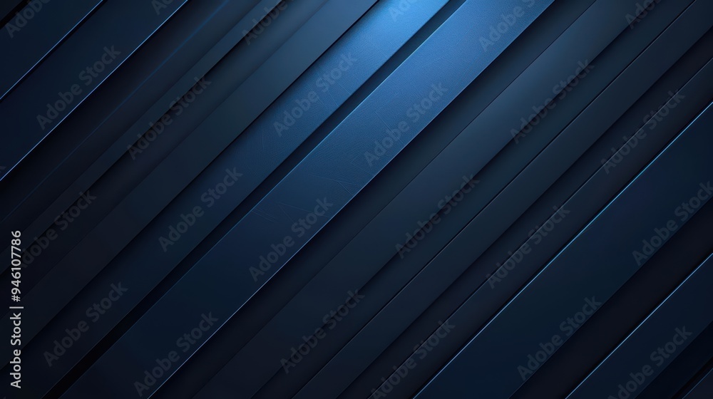 Abstract Dark Blue Geometric Background with Diagonal Lines and Shadows for Modern Design Projects Abstract Dark Blue Geometric Background with Diagonal Lines and Shadows for Modern Design Projects