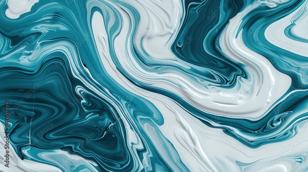 Elegant white and blue marble with intricate swirling patterns, immersive 3D backdrop, exuding serene luxury and sophistication for upscale interior design. Elegant white and blue marble with intricate swirling patterns, immersive 3D backdrop, exuding serene luxury and sophistication for upscale interior design.