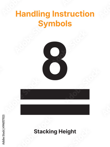 Packaging Symbols. Handling Instruction Symbols. Stacking Height. Упаковочные символы. Символы инструкций по обращению. Высота штабелирования.