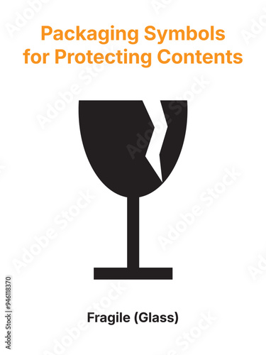 Packaging Symbols. Packaging Symbols for Protecting Contents. Fragile. Glass. Упаковочные символы. Символы для защиты содержимого. Хрупкое. Стекло.