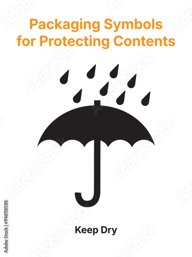 Packaging Symbols. Packaging Symbols for Protecting Contents. Keep Dry. Упаковочные символы. Символы для защиты содержимого. Беречь от влаги.