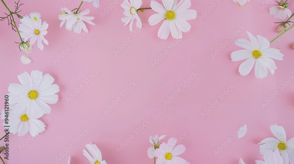 White minimalist romantic flower background. A serene and elegant display of delicate blooms against a pure white backdrop. Symbolizing simplicity and beauty. White minimalist romantic flower background. A serene and elegant display of delicate blooms against a pure white backdrop. Symbolizing simplicity and beauty.