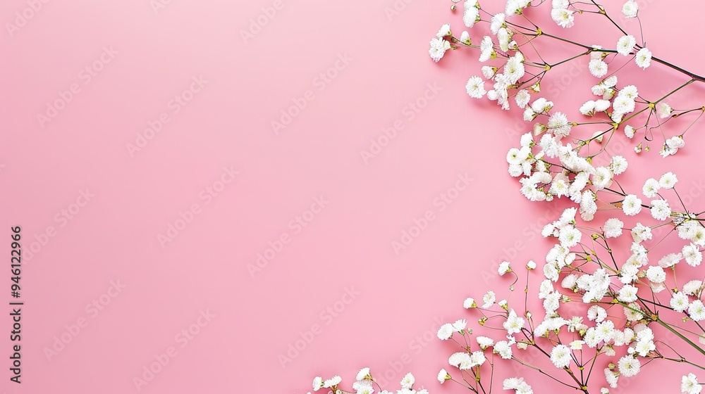 White minimalist romantic flower background. A serene and elegant display of delicate blooms against a pure white backdrop. Symbolizing simplicity and beauty. White minimalist romantic flower background. A serene and elegant display of delicate blooms against a pure white backdrop. Symbolizing simplicity and beauty.