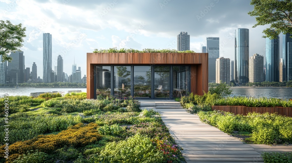 Cityscape Garden Oasis. Cityscape Garden Oasis.