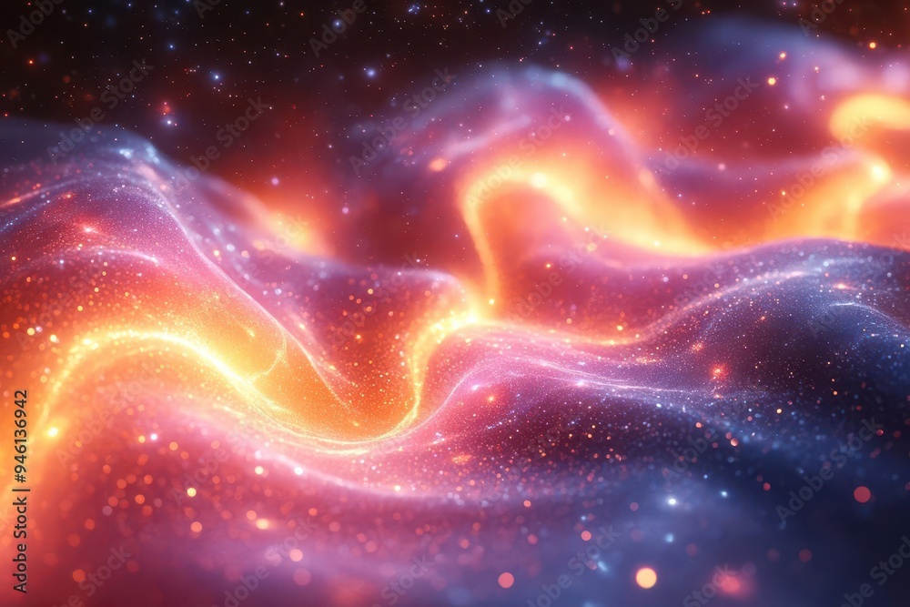 vibrant quantum realm visualization with swirling waves of iridescent energy subatomic particles dance in a mesmerizing pattern creating a hypnotic tapestry of light and color vibrant quantum realm visualization with swirling waves of iridescent energy subatomic particles dance in a mesmerizing pattern creating a hypnotic tapestry of light and color