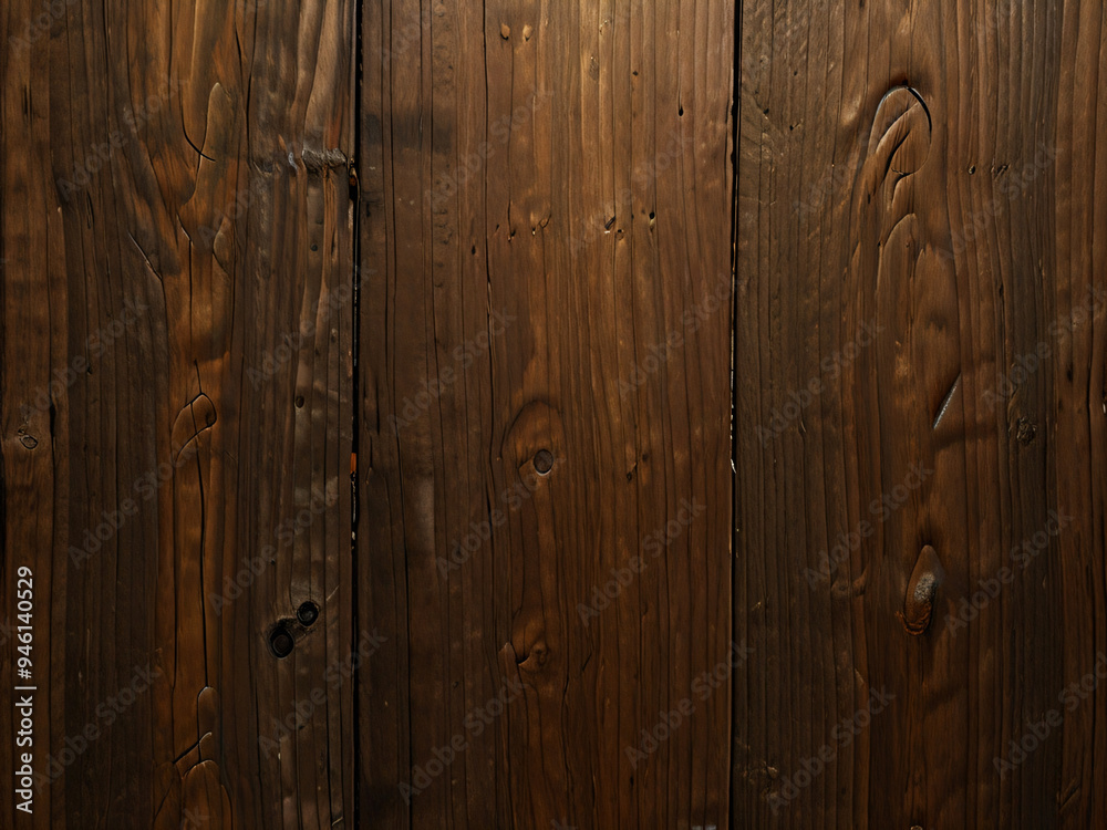 Obraz premium a detailed texture of dark natural wood