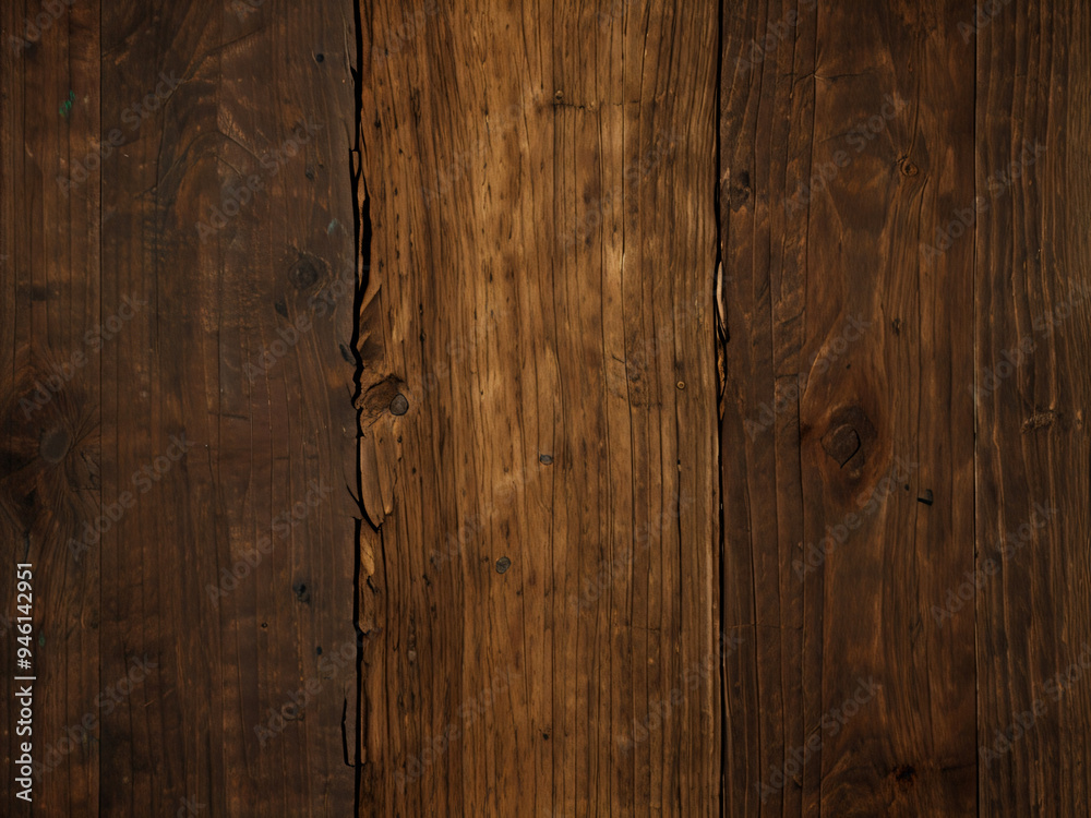 Naklejka premium a detailed texture of dark natural wood