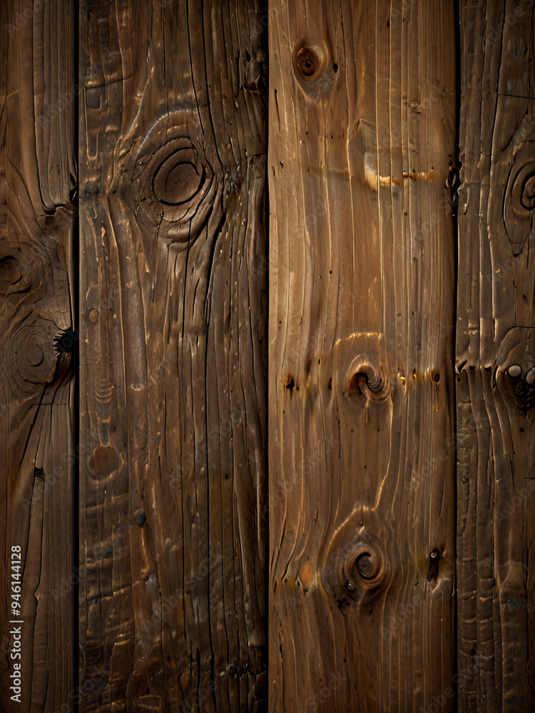 Obraz premium a detailed texture of dark natural wood