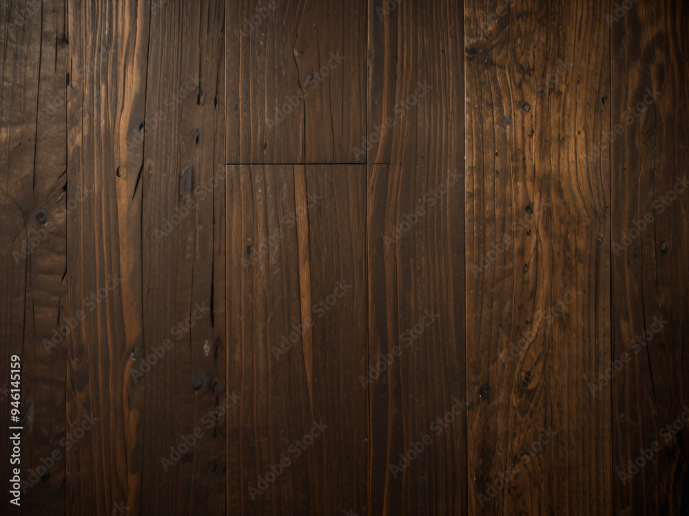 Fototapeta premium a detailed texture of dark natural wood