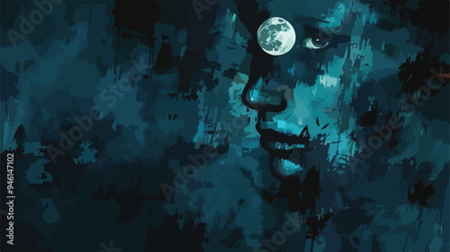 Ethereal Darkness Mixed Media Vector Art
