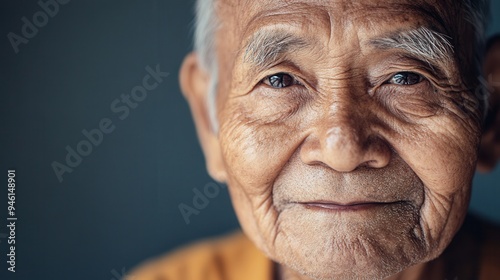 Capturing the essence of wisdom, these portraits feature elderly men from various ethnic backgrounds exuding calmness and life experience, showcasing their remarkable journeys. Generative AI