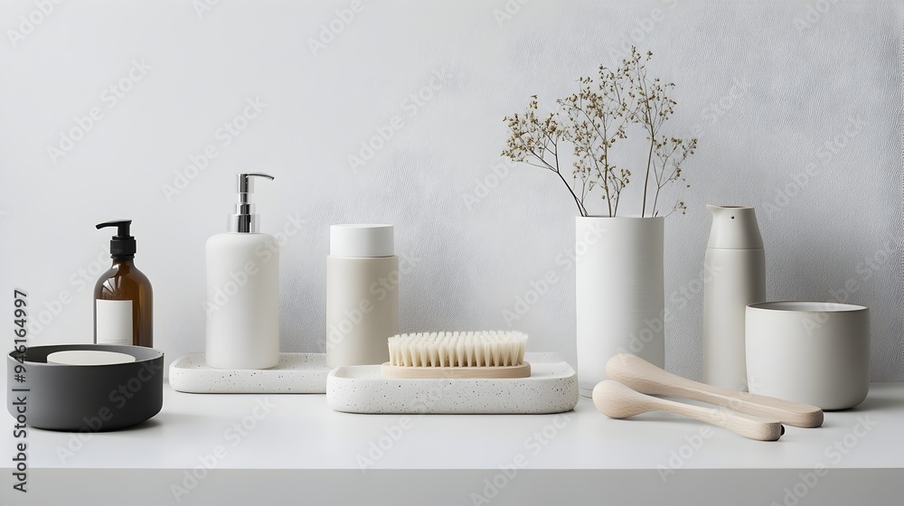 custom made wallpaper toronto digitalArtful Arrangement of a Diverse Range of Household Essentials Positioned on a Pure White Surface with Soft Diffused Lighting and Crisp Focus to Create a Visually Rhythmic Modern and Refined Aesthetic