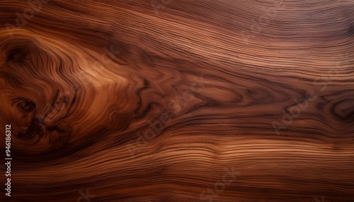 Walnut wood texture or background; dark brown wooden table surface 