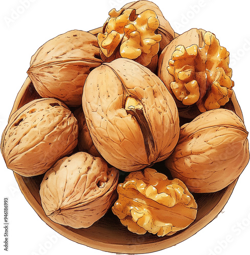 Walnuts, nuts