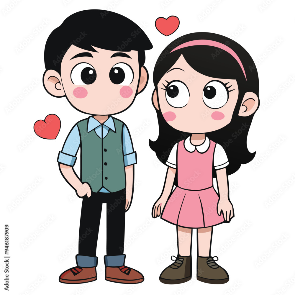 Boy and Girl Couple love Vector, Valentines Dya Special png illustration Boy and Girl Couple love Vector, Valentines Dya Special png illustration