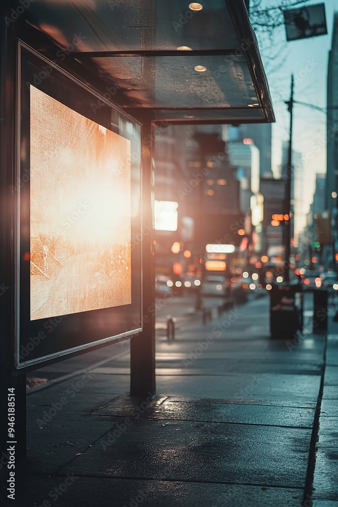 billboard mockup in beautiful city generated by AI billboard mockup in beautiful city generated by AI