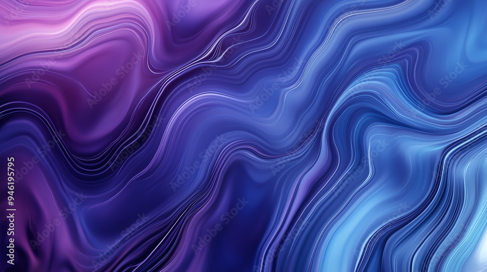 Naklejka premium Abstrakcyjne, organiczne linie na jednolitym tle, przypominające naturalne, płynne kształty.