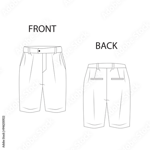 formal trousers Illustrator Artwork