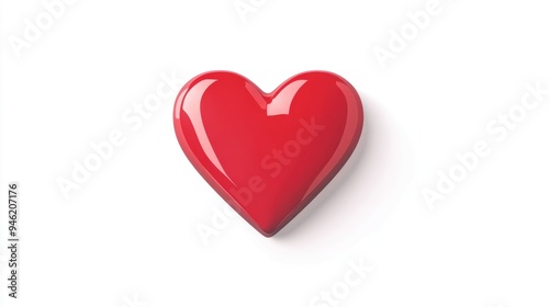 Red Heart Shaped Object