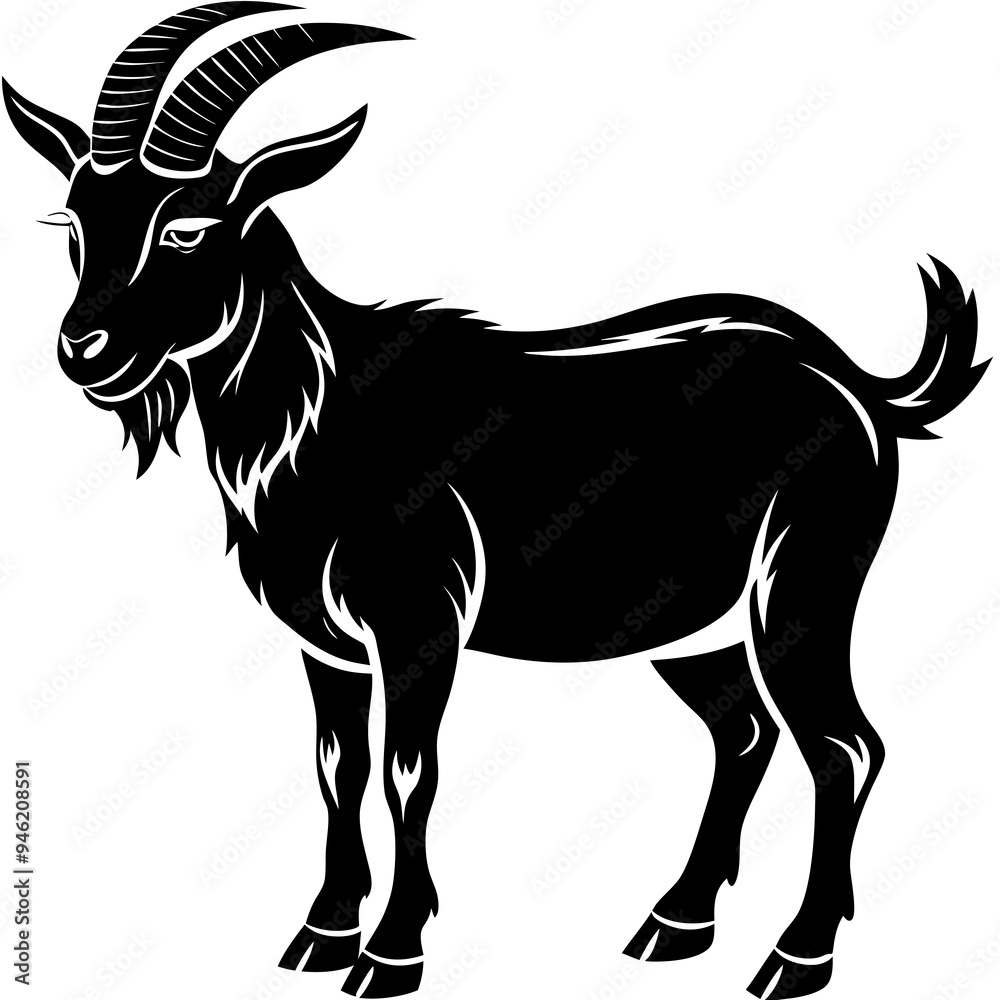 Animals silhouette vector image Animals silhouette vector image