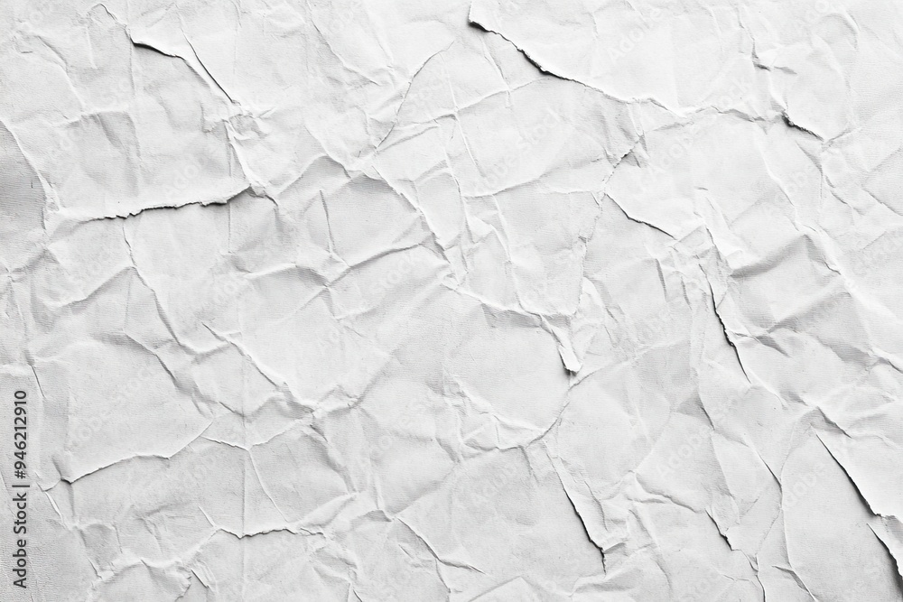 White recycled craft paper texture as background. Grey paper texture, Old vintage page or grunge vignette of old newspaper. Pattern rough art creased grunge letter. Hardboard with copy space , ai