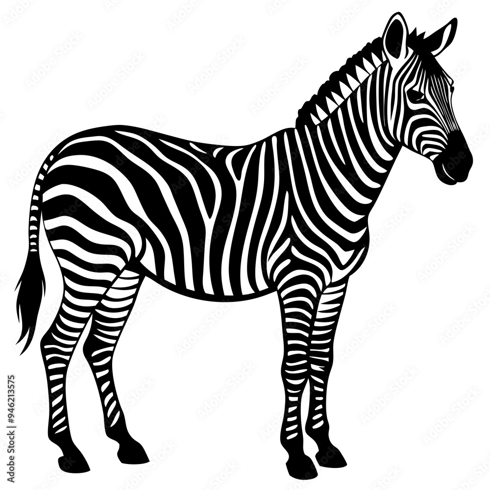Fototapeta premium Animals silhouette vector image