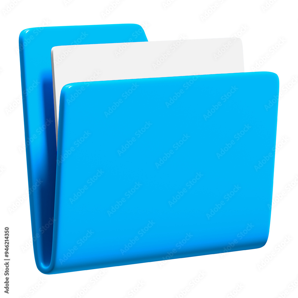 Document folder png sticker, 3D business illustration, transparent background Document folder png sticker, 3D business illustration, transparent background