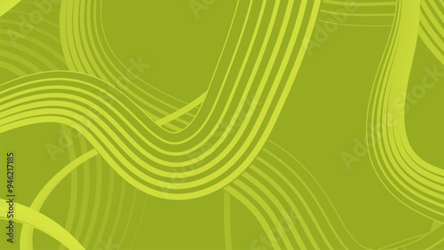 lime green stripes random organic  vector background  photo