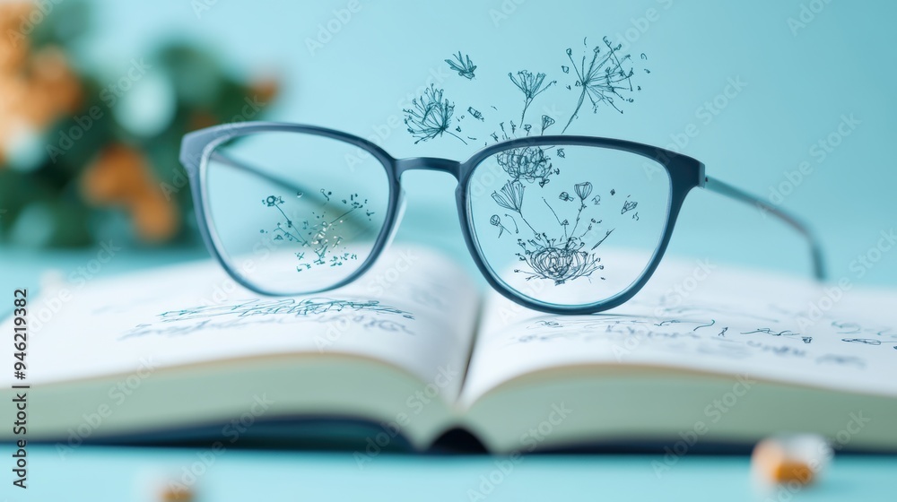 A close up of a scientist notebook filled with sketches and annotations, illustrating a scientific concept. A close up of a scientist notebook filled with sketches and annotations, illustrating a scientific concept.