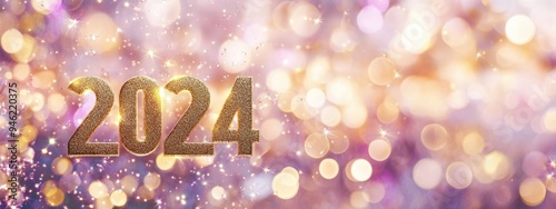 Happy New Year 2024! Celebrate the start of a new year with this festive and colorful design.