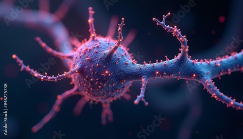  Vibrant Virus  A CloseUp Look at a Viral Capsid photo