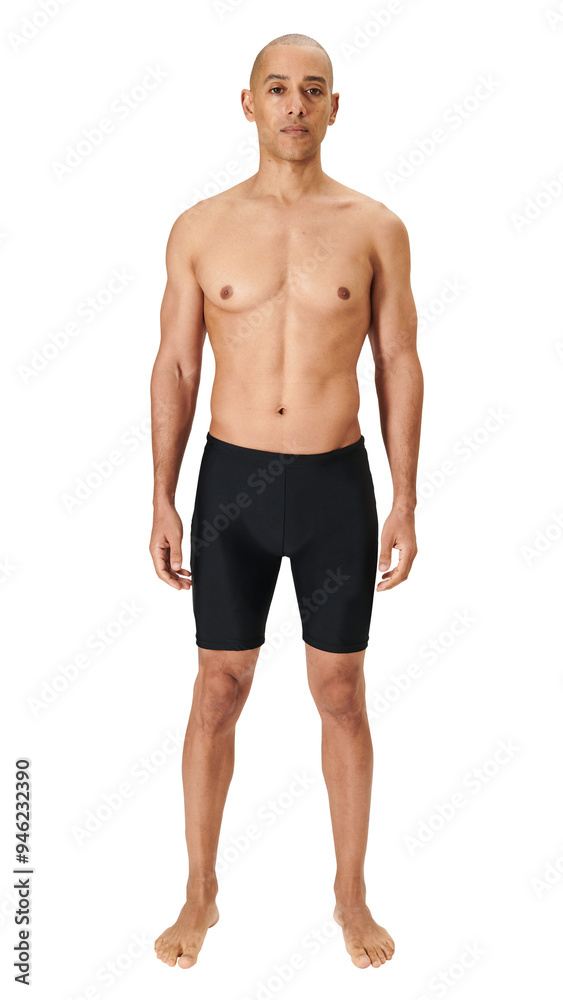 Men's swim jammers png swimwear mockup Men's swim jammers png swimwear mockup