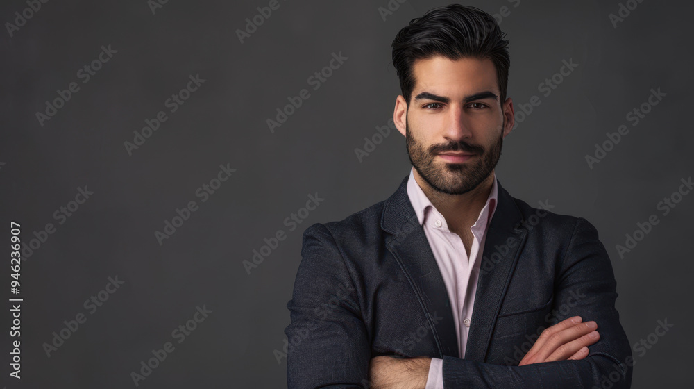 The confident businessman portrait The confident businessman portrait