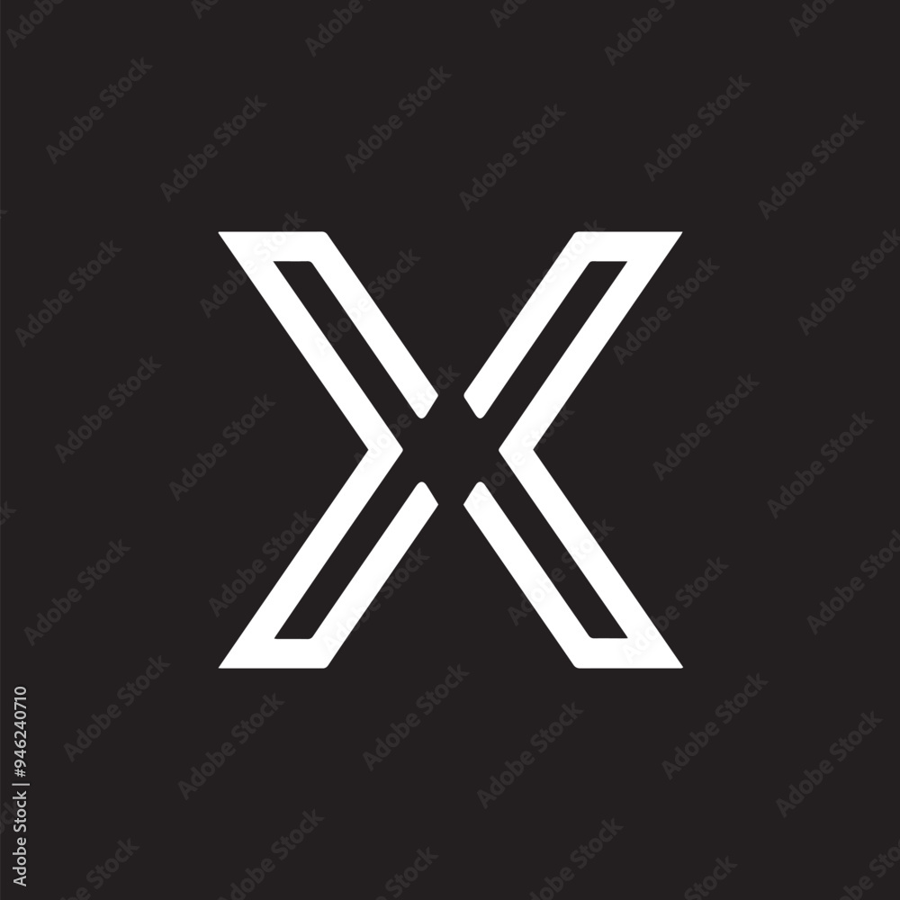 X letter logo icon design vector X letter logo icon design vector